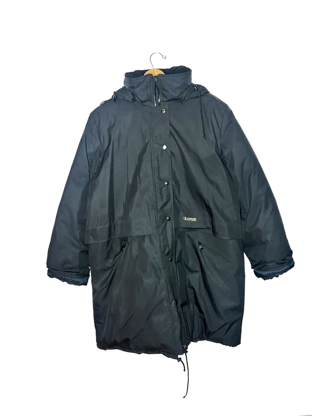 Kanuk | Black Longline Puffer Coat